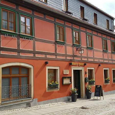 Gasthaus& Pension Zum Roten Haus บาดชานเดา ภายนอก รูปภาพ