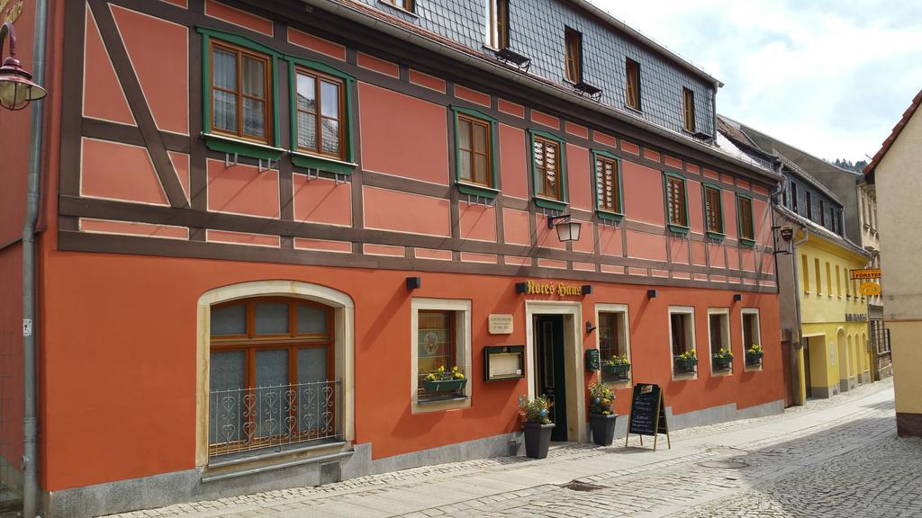 Gasthaus& Pension Zum Roten Haus บาดชานเดา ภายนอก รูปภาพ